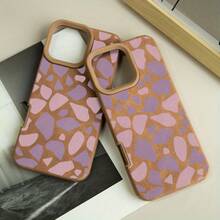 Funda para móvil con diseño de lunares rosa y morado. Compatible con phone 12 Pro, 15, 16 Plus, XS, 13, 11 y 14. Color curry. Suave y sencillo. - Colores mixtos 1 - Ver 2