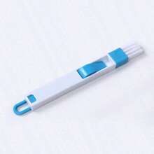 1PC Window Slot Cleaning Brush, Screen Window Cleaning Tool, Keyboard Slot Small Brush, Glass Belt Dustpan Gap Brush - Màu xanh lam - Xem 6