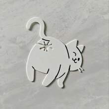 POKOJA LAND 猫屁股面包夹 - 3D打印趣味厨房工具，塑料袋夹，可爱动物收纳配件，创意家居装饰礼物，轻巧设计，宠物爱好者必备 - 彩色 - 查看 13