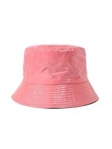1 pieza Sombrero de cubo de unicolor para mujer, gorra para senderismo con protección UV, ajustable, accesorio de moda para viajes diarios, playa, festivales - sombrero de cubo - Ver 6