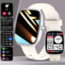 1.85 Inch Unisex Casual Sports Square Smartwatch With Calling, Message Receiving, Pedometer, Multi-Sport Modes, Music Remote Control, Customizable Watch Face - Black - View 14