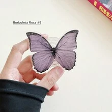 1 Piece Dream Butterfly Airbag Mobile Phone Holder, Personalized And Creative Acrylic Stand, Suitable For Pasting On The Back Of The Phone Case - 蝴蝶 - 查看 4