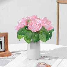 100 片闪闪发亮的金色装饰丝带花瓣 - 优质 DIY 花卉工艺用品 - 金边手工缎带丝绸花瓣套件半成品，非常适合 DIY 制作永恒玫瑰花束 - 金邊手工花瓣 - 查看 8