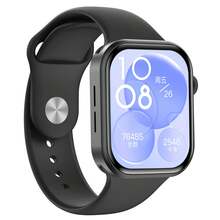 Smart Watch Fit 3 Pantalla Amoled Reloj Inteligente Con 3 Correas Sport Gym, Notifcaciones, llamadas, Desportes, Elegante Sofisticado, - Negro - Ver 1