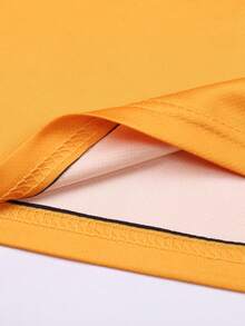 SURUIDA 1pc Australia Men's Soccer Jersey, Digital Printing Yellow Sports Shirt, Comfortable Sportswear T-Shirt Suitable For Team Matches