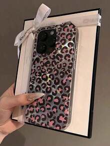 Funda para phone (1 unidad) con textura de leopardo de lujo. Compatible con phone 16, 15, 14, 13, 12 Pro y 11. Elegante y resistente a golpes - Multicolor 5 - Ver 2