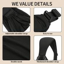 Infant Carrier, Suitable For Newborn To Toddler, One Shoulder Adjustable, Lightweight & Soft Breathable Fabric, Shoulder Support, Fits 6-40 Lbs Babies, Easy To Carry - Black - View 2