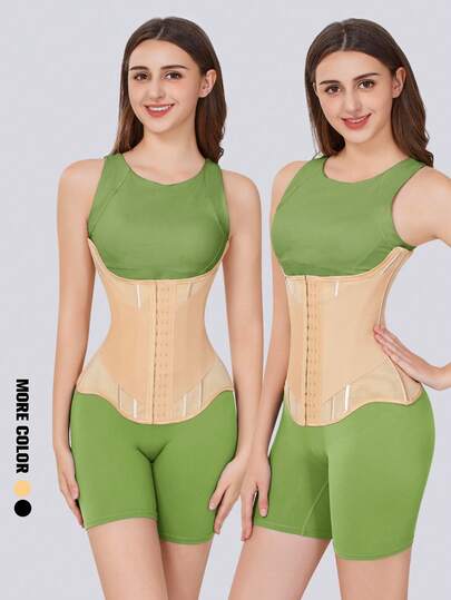 MISTHIN Steel Bone Reinforced U-Shape Back Support Women Tummy Control Waist Cincher Slimming Shaper