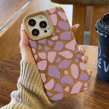 Funda para móvil con diseño de lunares rosa y morado. Compatible con phone 12 Pro, 15, 16 Plus, XS, 13, 11 y 14. Color curry. Suave y sencillo. - Colores mixtos 1 - Ver 5