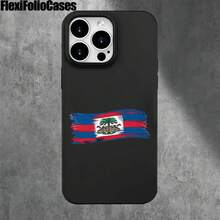 Funda protectora para phone con diseño nacional en azul y rojo, con orificios grandes, compatible con phone 16 Pro, 16, 15 Pro, 14, 14 Plus, 14 Pro, 13, 13 Pro, 12 Pro y 11/11 Pro. Regalos para cumpleaños y celebraciones. - Blanco - Ver 4