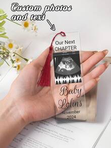 1PC Custom Bookmark With Personalized Photo/Image/Text In Packs For All Other Ornaments,Custom Photo Bookmark Gift For Her, Reader Gifts, Mothers Day Gift, Fathers Day Gift, Birthday Gift Idea, Picture Bookmark Gift For Mom Dad - Multicolor - View 17