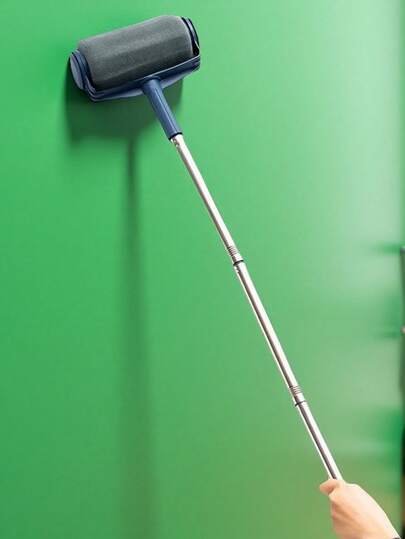 With Splicing Rod, Paint Brush, Sponge Roller Brush, Multifunctional Wall Corner Paint Brush, Roller Brush, Household Sponge Brush