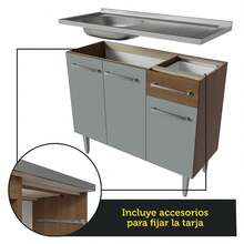 MADESA Baker's Racks - Brown and Grey - View 5