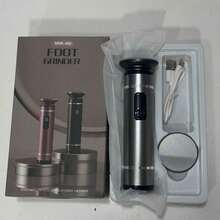 1200mAh 可充电电动磨脚器 - USB 充电，强力去除老茧，带液晶显示屏和 2 个可替换纳米磨头 - 男女皆宜，非常适合居家修脚和脱毛，是馈赠佳品。 - 彩色 - 查看 13