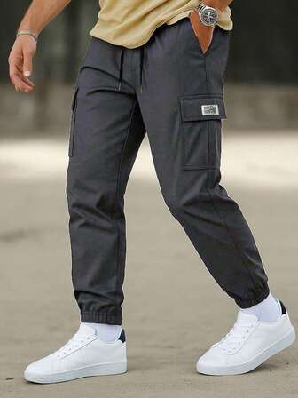 Pantalon cargo casual pour hommes, pantalon de sport confortable et pour l'extérieur, pour l'automne