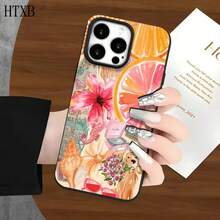 1 funda protectora para teléfono con diseño colorido y orificios grandes. Compatible con phone 16 Pro Max, 16, 15 Pro, 14, 14 Plus/14 Pro Max, 13, 13 Pro, 12 Pro, 11/11 Pro (Serie Pro). Regalos para cumpleaños y festividades. - Negro - Ver 8
