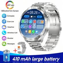 GUHUAVMI 2025 New Men's Sports Fitness Smart Watch GT5 Max, 1.85'' HD Display, Alloy Body, 410mAh Battery, Bluetooth Call, Voice Assistant, SOS, Reminder Function, NFC Access, Compass, GPS Tracking, Multi-Sport Modes, Sleep Monitoring, Fitness Tracker, Smart Watch For Women, Smartwatch GT4 Upgraded Version, For Android IOS, Men - 彩色 - 查看 13