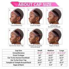 Lace Wig Grip Cap For Glueless Wig 4x5 Transparent Lace Reusable Wig Caps, Wig Grip Band For Lace Front Wigs To Keep Wigs In Place, Adjustable Wig Cap With Grip Band Non Slip Cap For Women - màu nâu - Xem 3
