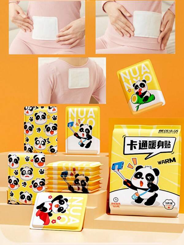 Pegatinas autocalentables de artemisa cálida. Pegatinas autocalentables de cuatro estaciones que se pueden usar para calentar todo el Body. Pegatinas autocalentables de mano cálida de jengibre y consuelda. Pegatinas autocalentables de bebé de dibujos animados. Pegatinas autocalentables de invierno. Artefacto de calentamiento del vientre para estudiantes. Grandes pegatinas autocalentables de compresión caliente y linda.