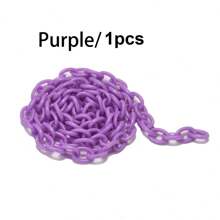 1/6/12/24pcs Multi-Color Fashionable Acrylic Chain Accessories, Suitable For DIY Necklace, Bracelet, Eyeglasses, Mask Chain, Bag Pendant - Multicolor - View 22