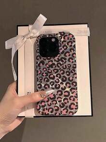 Funda para phone (1 unidad) con textura de leopardo de lujo. Compatible con phone 16, 15, 14, 13, 12 Pro y 11. Elegante y resistente a golpes - Multicolor 5 - Ver 1