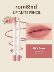 Rom&nd Romand Lip Mate唇线笔，0.5克，唇线笔，面部彩妆，持久显色，防晕染，色彩鲜艳，顺滑易涂，高显色度，旋转式设计，04号色：风中无花果，赠品 - 04 無花果微風 - 查看 2