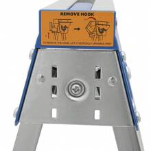 YUNRUX 2pcs Work Trestle, Folding Sawhorse, Folding Trestle - A - View 4