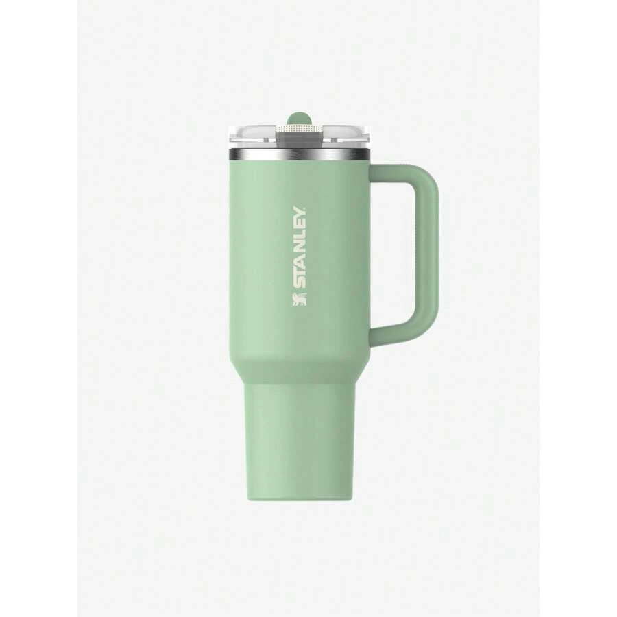 STANLEY - The Quencher ProTour Flip Straw Tumbler 40OZ Premium Stainless Steel Insulated Mug Cup Portable Water Bottle Large-Capacity Coffee Cup Water Cup With Handle And Straw, For Travel, Home, Office, Gift, Ice Drinks And Hot Drinks 10-12486 - 1434 Hạt dẻ cười - Xem 1