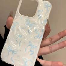 Funda de pantalla completa con diseño de meteorito brillante y textura antideslizante, compatible con phone 16 Pro, 15 Plus, 14, 12 y 11. Ideal como regalo de Año Nuevo, Pascua o un detalle especial para amigos y familiares. - Blanco - Ver 5