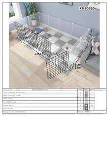 Pagar Hewan Kecil, Kandang Kucing, Anak Kucing, Anak Anjing, Anjing, Kelinci, Guinea Pig, Jaring Penghalang Anti-Kabur - MultiWarna - View 29