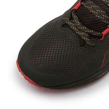 Asics TRABUCO TERRA 3 男士跑步鞋，缓震抓地支撑通勤鞋，舒适低帮越野跑徒步休闲鞋，1011C152-200 - 軍綠色/紅色 - 查看 7