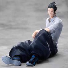 2Pcs JJK Figures Geto Suguru Figure JJKGojos Sitting Figure Statue JJK Geto Suguru Action Figure Desktop Figurine 5.51IN - Geto 白襯衫 - 查看 2
