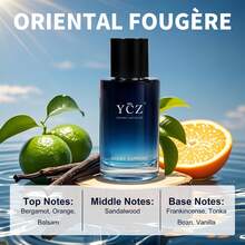 YCZ Midnight Marine Man Eau De Parfum,1.7oz(50ml).Long Lasting EDP Men. Making Lt The LdealGentlemen's Gift,Perfume For Men ,Perfume For Women - Trái cây & cam quýt - Xem 2