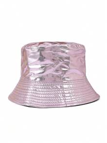 1 pieza Sombrero de cubo de unicolor para mujer, gorra para senderismo con protección UV, ajustable, accesorio de moda para viajes diarios, playa, festivales - sombrero de cubo - Ver 20