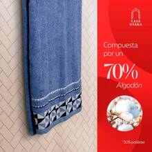 Toalla de Medio Baño 140 cm x 70 cm | Suave y Absorbente, 400 g | Con Diseños Bordados en Múltiples Colores | Ideal para Toda la Familia - Rosa Fucsia - Ver 4
