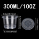 Tapas planas de 300 ml (10 oz)