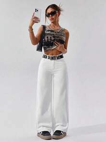 IDYLLIC Women Jeans - White - View 6