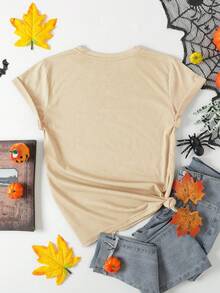 Women T-Shirts - Beige - View 2