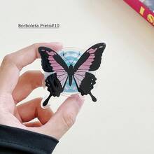 1 Piece Dream Butterfly Airbag Mobile Phone Holder, Personalized And Creative Acrylic Stand, Suitable For Pasting On The Back Of The Phone Case - 蝴蝶 - 查看 5