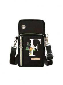 Bolso de teléfono para mujer, mini bolso bandolera, monedero vertical, brazalete deportivo/muñequera para correr, mini bolso bandolera casual para teléfono con orificio para auriculares, adecuado para damas de oficina elegantes, estudiantes universitarias, empresarios, viajeros, trabajadores de oficina, gran regalo para aniversario, parejas, cumpleaños, San Valentín, Navidad, Acción de Gracias, Día del Maestro - Multicolor - Ver 23