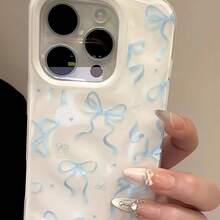 Funda de pantalla completa con diseño de meteorito brillante y textura antideslizante, compatible con phone 16 Pro, 15 Plus, 14, 12 y 11. Ideal como regalo de Año Nuevo, Pascua o un detalle especial para amigos y familiares. - Blanco - Ver 4