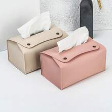1PC New Luxury High-Value Tissue Box Home Living Room Paper Storage Box High-End Restaurant Tissue Box,Tissue Box Holder,Bedroom - Multicolor - View 5