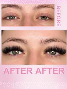 168 extensiones de pestañas en racimo, mezcla de racimos de pestañas de 10-16 mm, ligeras, naturales, voluminosas, gruesas, pestañas individuales con rizo D y esponjosas, pestañas individuales adecuadas para extensiones DIY en casa.