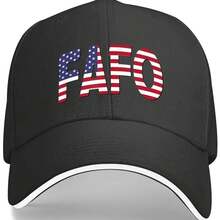 Men's American Flag Baseball Cap - Black Mesh Trucker Hat With Adjustable Buckle, Breathable Lightweight Design, Patriotic Stars & Stripes  Lettering For Casual Outdoor Sports - màu đen - Xem 2