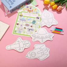 6/12/30 张涂鸦着色卡、艺术绘画卡、小奖品、涂鸦卡适合学校、家庭、派对、精美 DIY 礼物 - 随机颜色和款式 - 彩色 - 查看 5