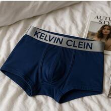 Set de 3 Bóxers Kelvin Clein para Hombre - Comodidad, Estilo y Calidad en Ropa Interior Masculina - Azul - Ver 3