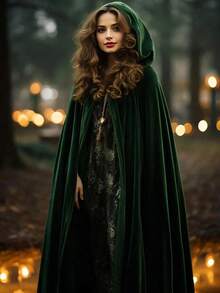 1PC CosParty Theme Costume - Medieval Terrifying God Of Death Cape,Comic Character Costumes Velvet Fabric Suitable For Attending Parties And Halloween, Christmas, And Various Major Festivals As A Cos Costumess Prop - Multicolor - View 9