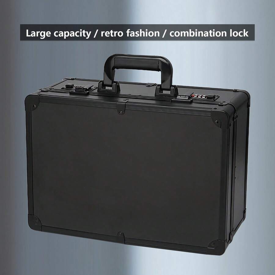 For Hair Clippers Barber Suitcase Travel Carrying Case Salon Tools Storage Box - Black - View 1