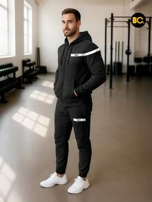 Big City Men Sports Sets - 黑色 - 查看 2