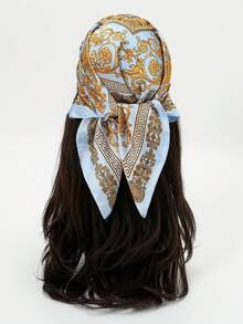 1pc Bandana Paisley Print Headband Scarf, Suitable For Daily Use For Dress,Travel Essential,Holiday - Multicolor - View 19